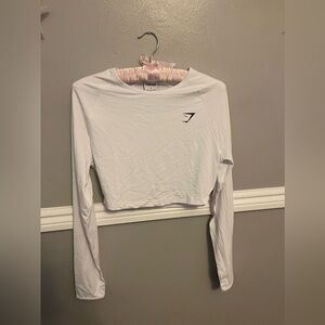 Gymshark long sleeve crop top